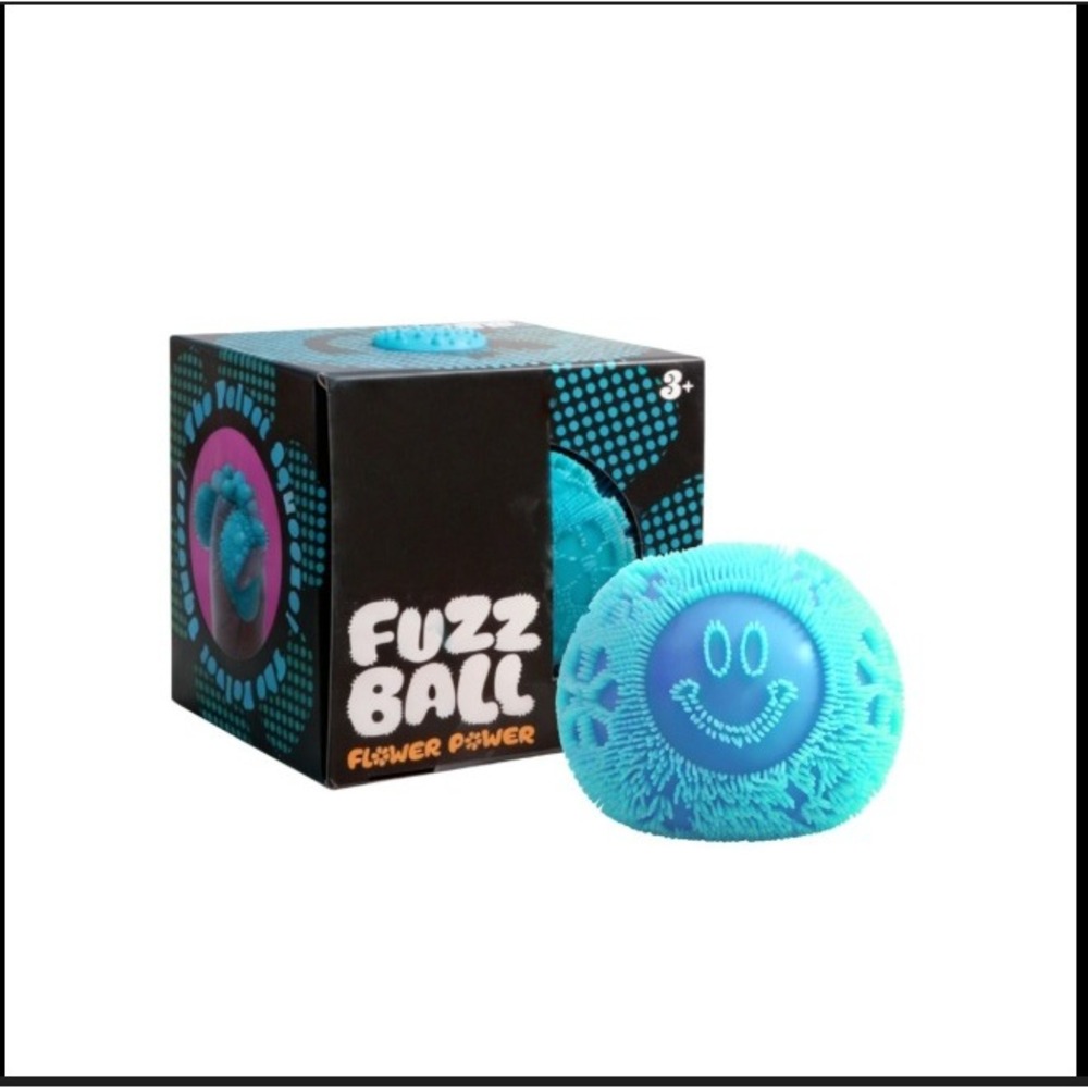 💙 BLUE 💙 -NIB‎ NeeDoh Fuzz Ball Stress Ball Squish Toy Fast Ship! - New!!!